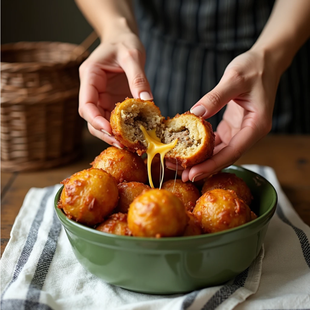  Homemade Egg Sausage and 4 Cheese Breakfast Bites