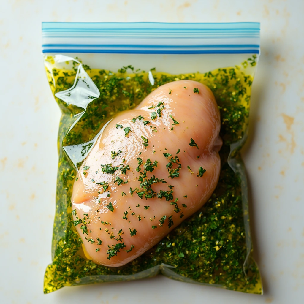 can you marinate frozen chicken